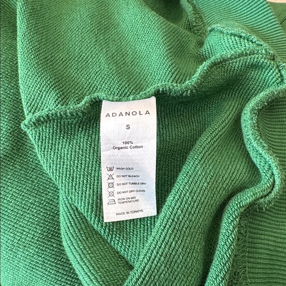 adanola “alive with pleasure” green sweatshirt - Picture 10 of 10